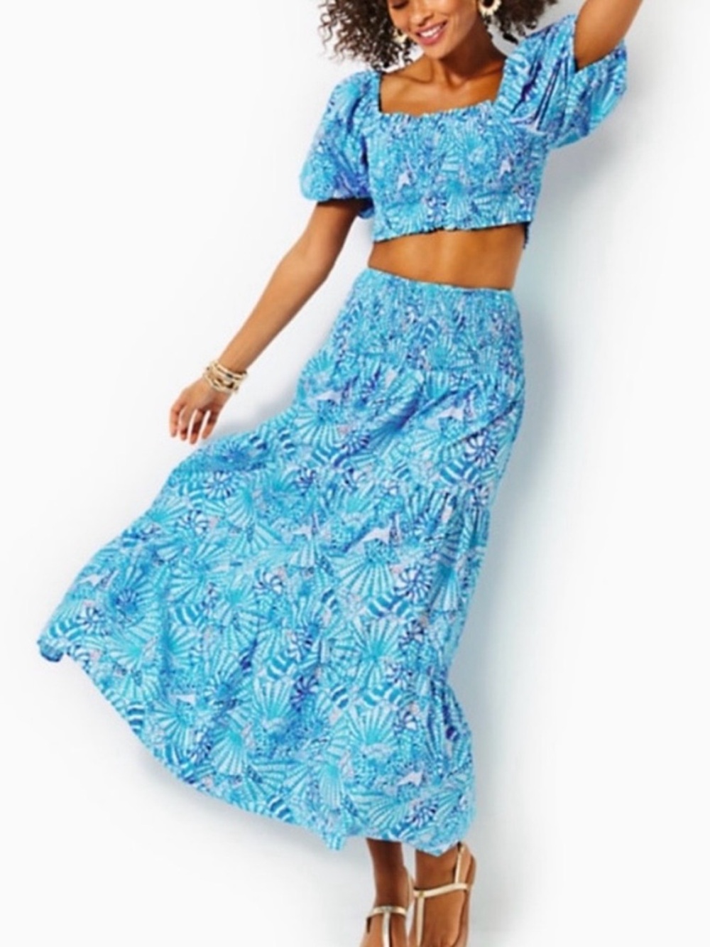 Lilly Pulitzer Aston Maxi Set size XS EUC
